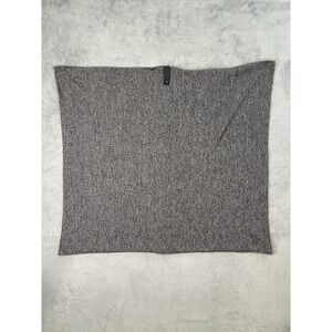 Lululemon Vinyasa Scarf Black Heathered Wrap Snap Infinity Soft One Size Shawl